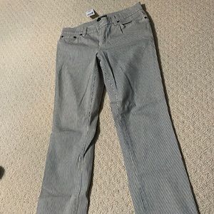 Ralph Lauren striped jeans. Boot cut